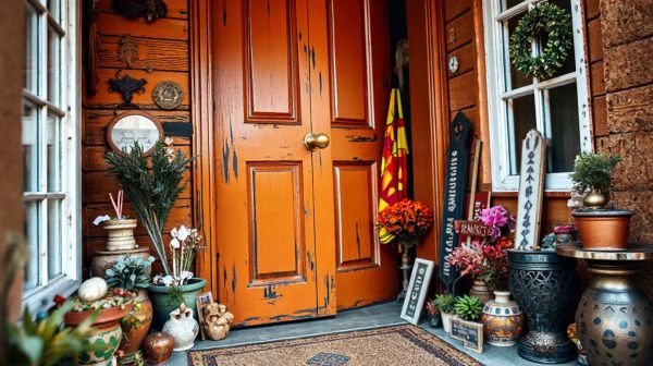 10 idées créatives pour personnaliser votre porte de décoration