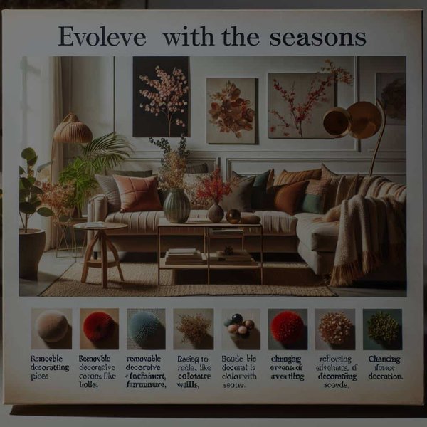Quelles astuces pour une décoration de salon évolutive avec les saisons ?